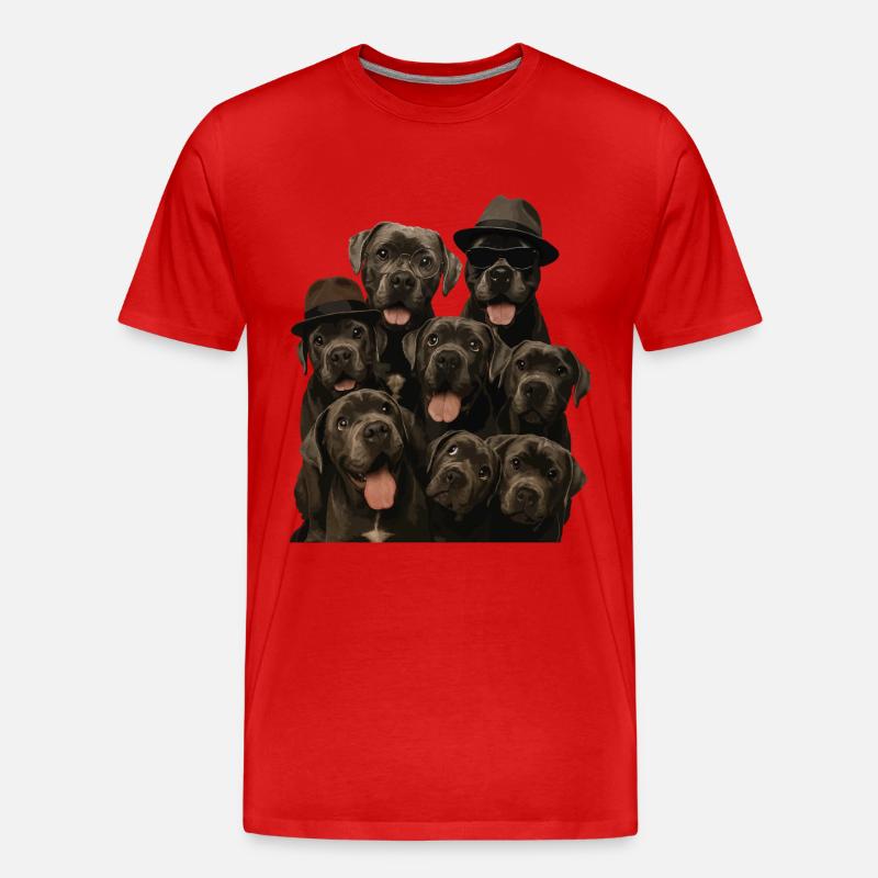Cane Corso - Männer Premium Bio T-Shirt - Rot