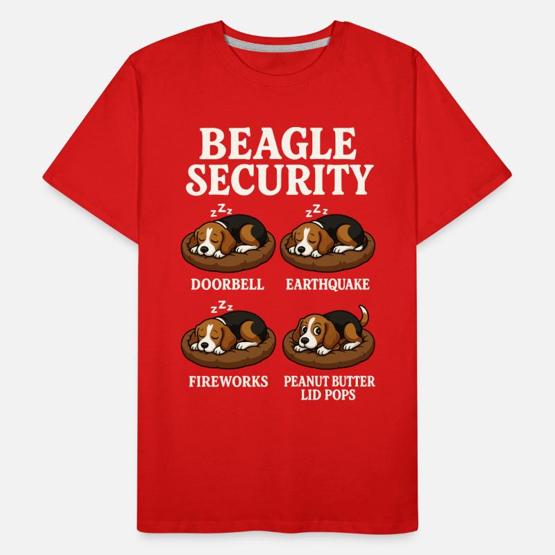 Beagle Männer Premium Bio T-Shirt
