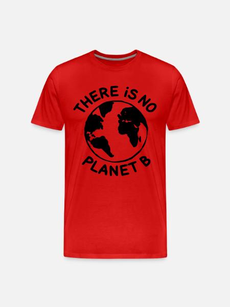There is no planet B - Men's Premium Organic T-Shirt - red
