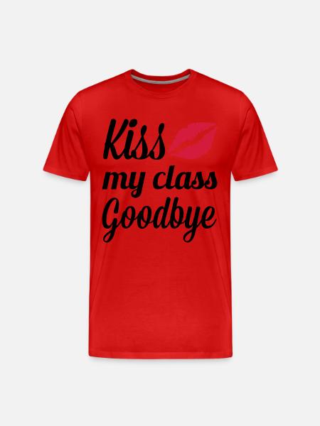 Class - Männer Premium Bio T-Shirt - Rot
