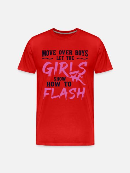 Make way guys boulderers bouldering - Men's Premium Organic T-Shirt - red