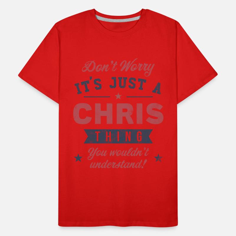 Its a Chris thing Men's Premium Organic T-Shirt