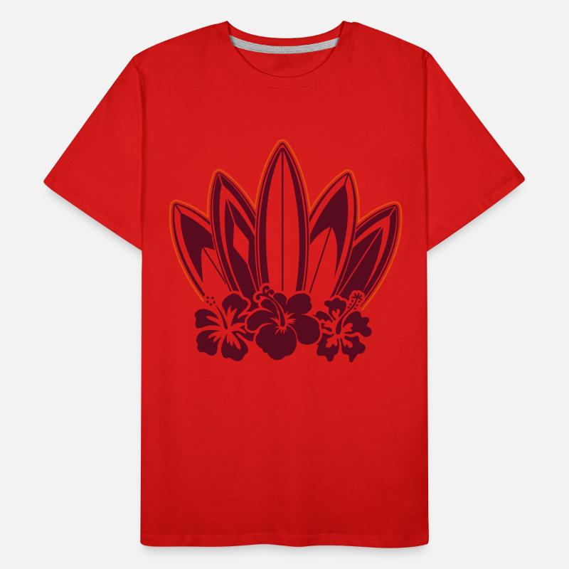 Planches de surf T-shirt bio Premium Homme