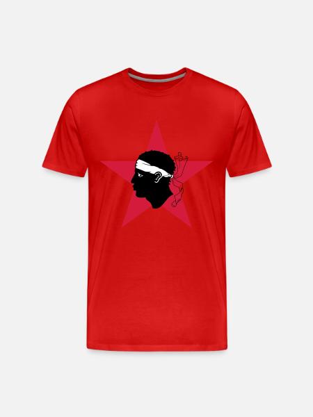 Corsica - Männer Premium Bio T-Shirt - Rot