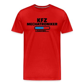 Kfz-Mechatroniker - Männer Premium Bio T-Shirt - Rot - Vorne - Damien (186cm)