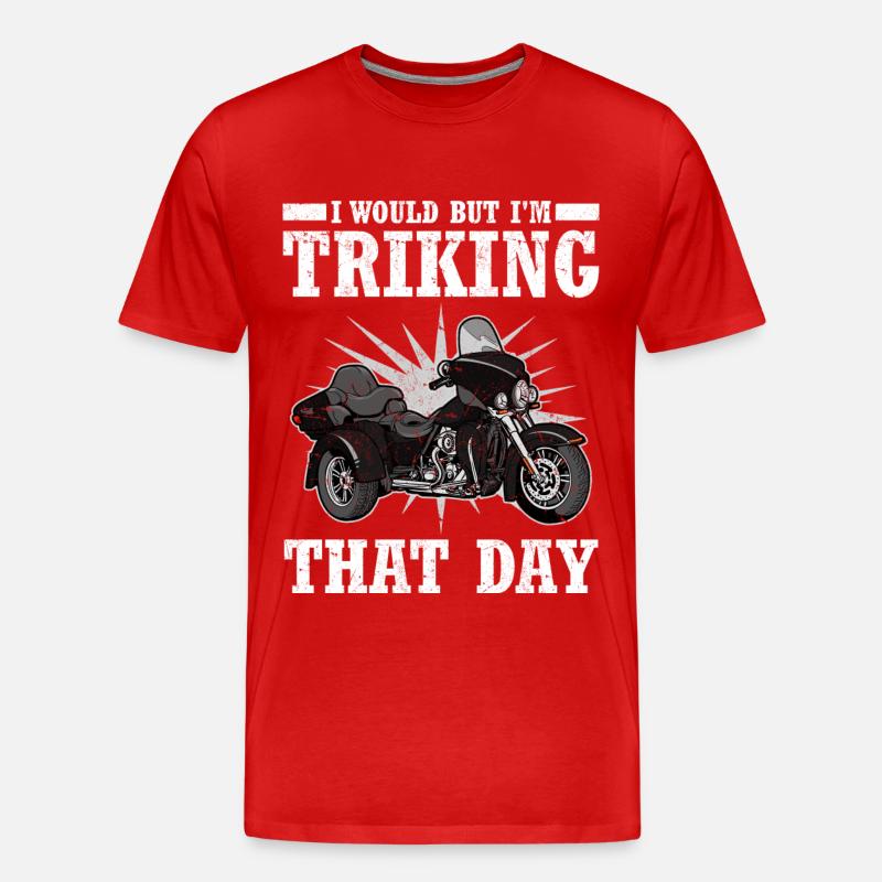 Triker - Männer Premium Bio T-Shirt - Rot
