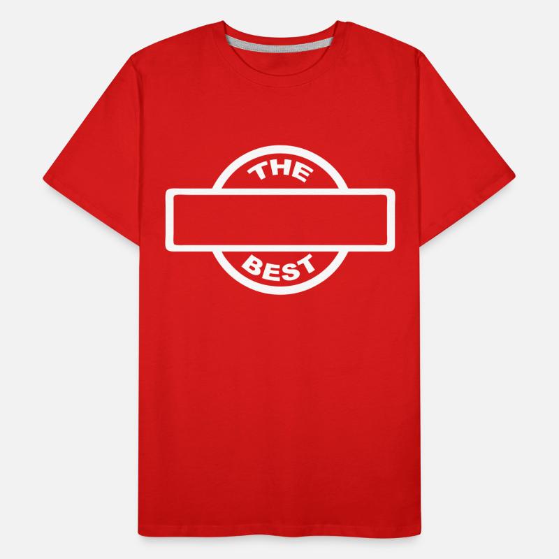 Customize logo Men's Premium Organic T-Shirt