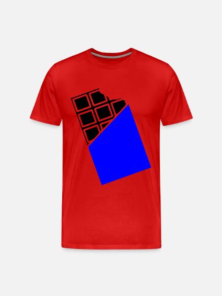 Chocolate Sweets - Men's Premium Organic T-Shirt - red
