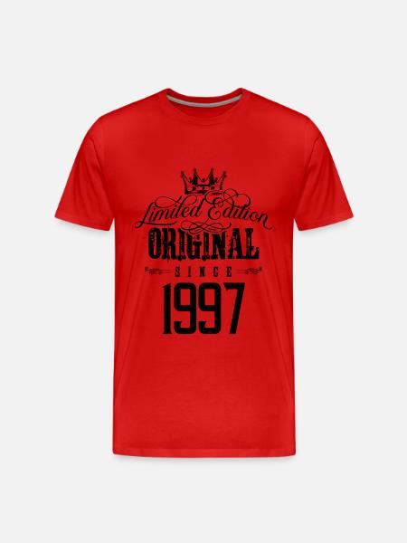 Édition limitée 1997 - T-shirt bio Premium Homme - rouge
