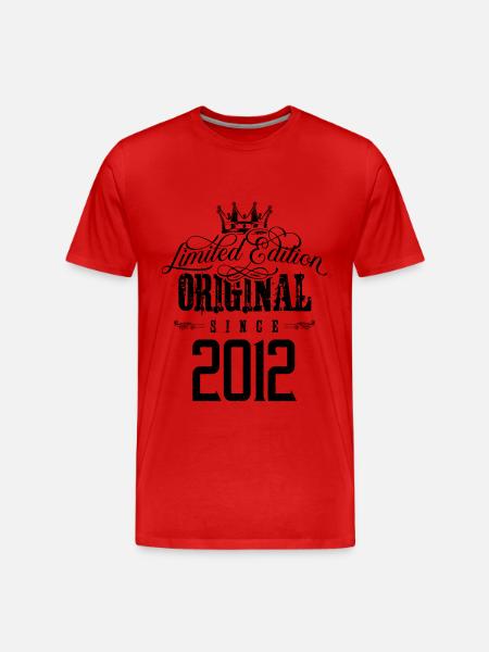 2012 limited edition - Men's Premium Organic T-Shirt - red