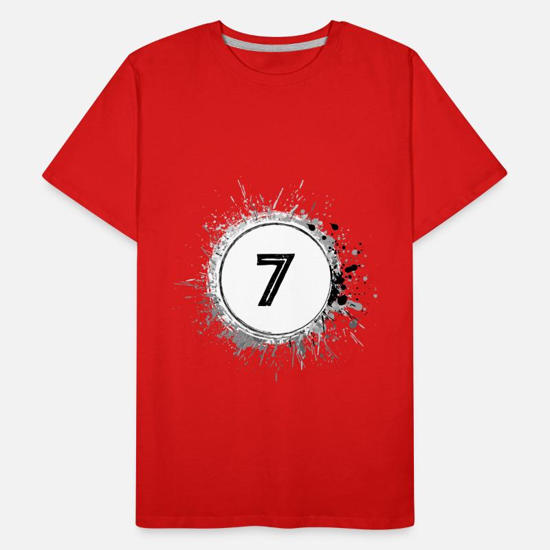 7 Nombre d’objets blob T-shirt bio Premium Homme