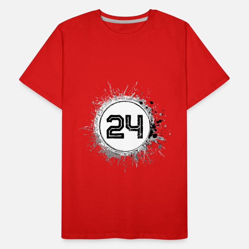 24 Nombre d’objets blob T-shirt bio Premium Homme
