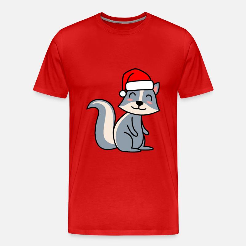 Stinker Comic Weihnachten Xmas - Männer Premium Bio T-Shirt - Rot