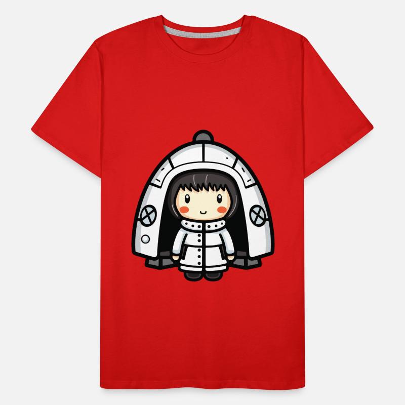 Igloo Eskimo Winter Comic Men's Premium Organic T-Shirt