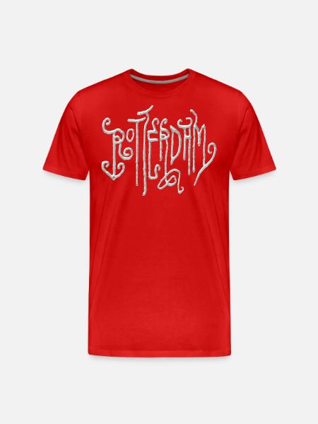 Rotterdam - Men's Premium Organic T-Shirt - red