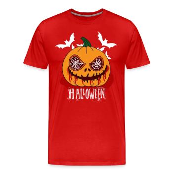 Halloween 22 - T-shirt bio Premium Homme - rouge - Devant - Damien (186cm)