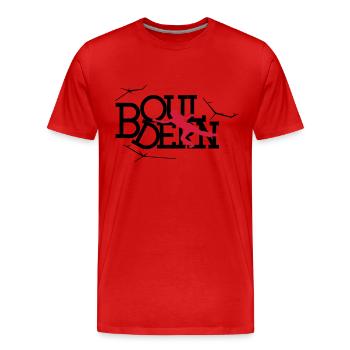bouldering - T-shirt bio Premium Homme - rouge - Devant - Damien (186cm)