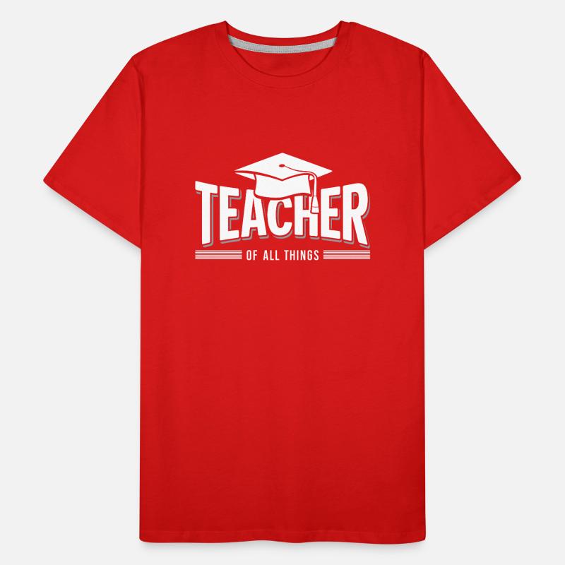 Enseignant Enseignant École Profession T-shirt bio Premium Homme