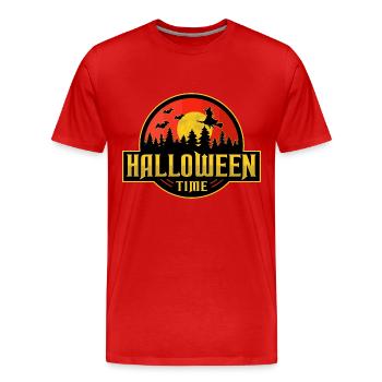 Halloween - T-shirt bio Premium Homme - rouge - Devant - Damien (186cm)