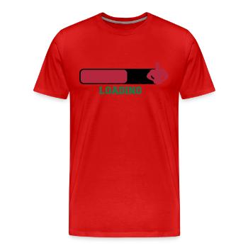Loading - T-shirt bio Premium Homme - rouge - Devant - Damien (186cm)