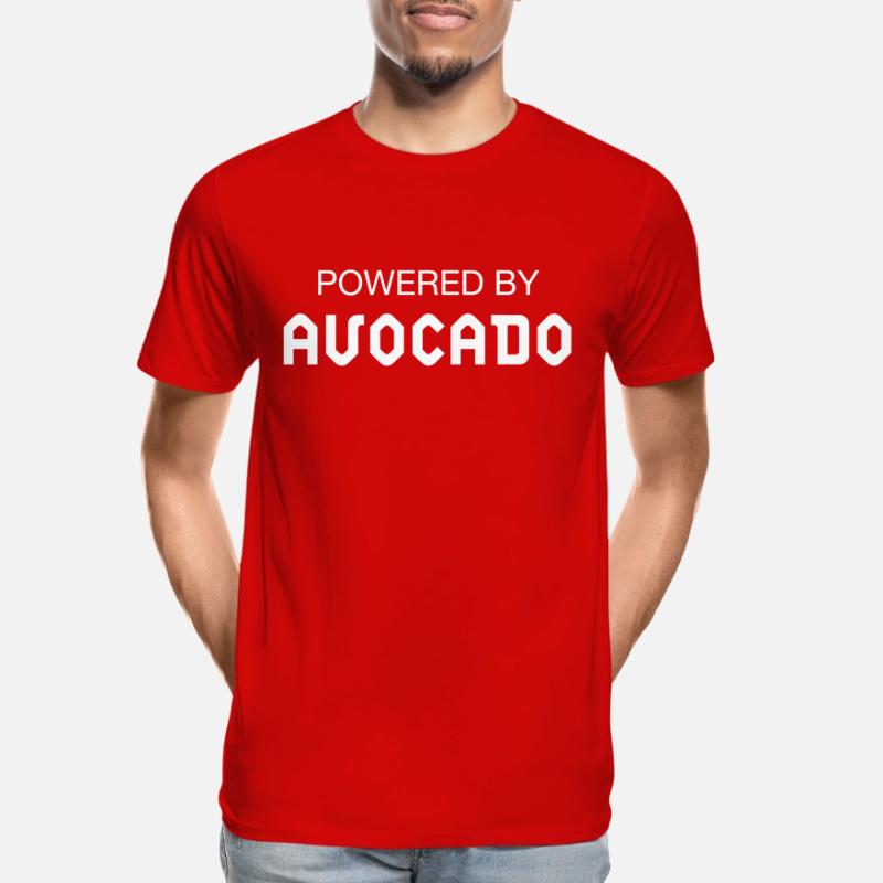 Powered By Avocado Men's Premium Organic T-Shirt
