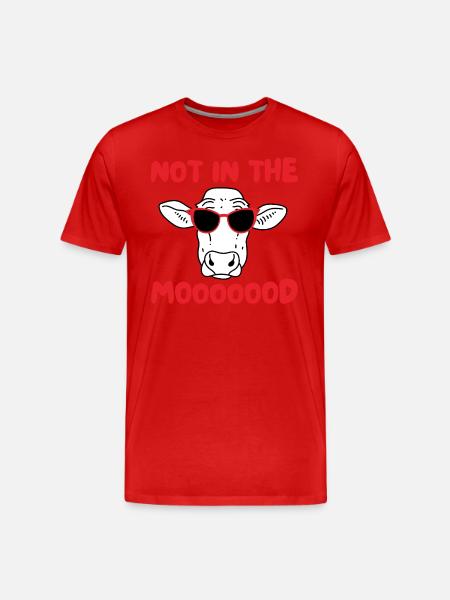PAS D’HUMEUR - T-shirt bio Premium Homme - rouge
