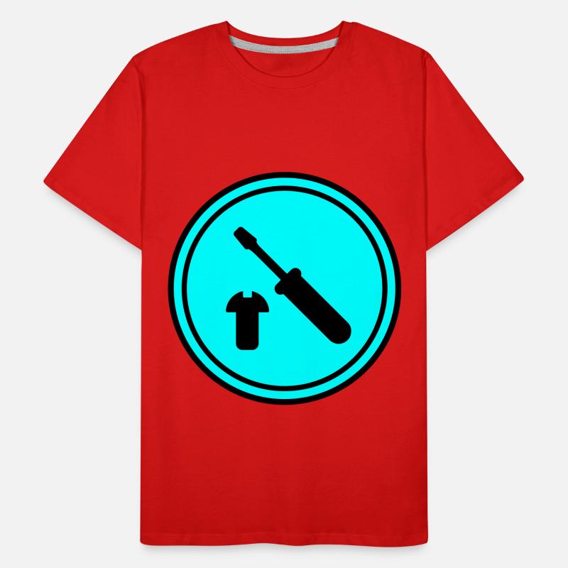 Icône du tournevis T-shirt bio Premium Homme