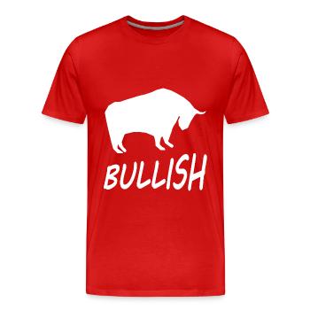 Aktien und Geld - Männer Premium Bio T-Shirt - Rot - Vorne - Damien (186cm)