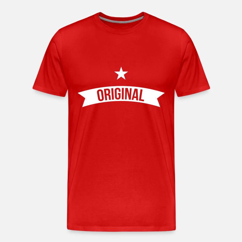 Original - Männer Premium Bio T-Shirt - Rot