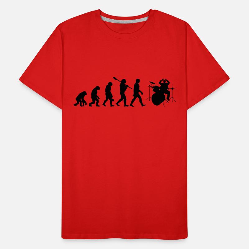 Drum Evolution Männer Premium Bio T-Shirt