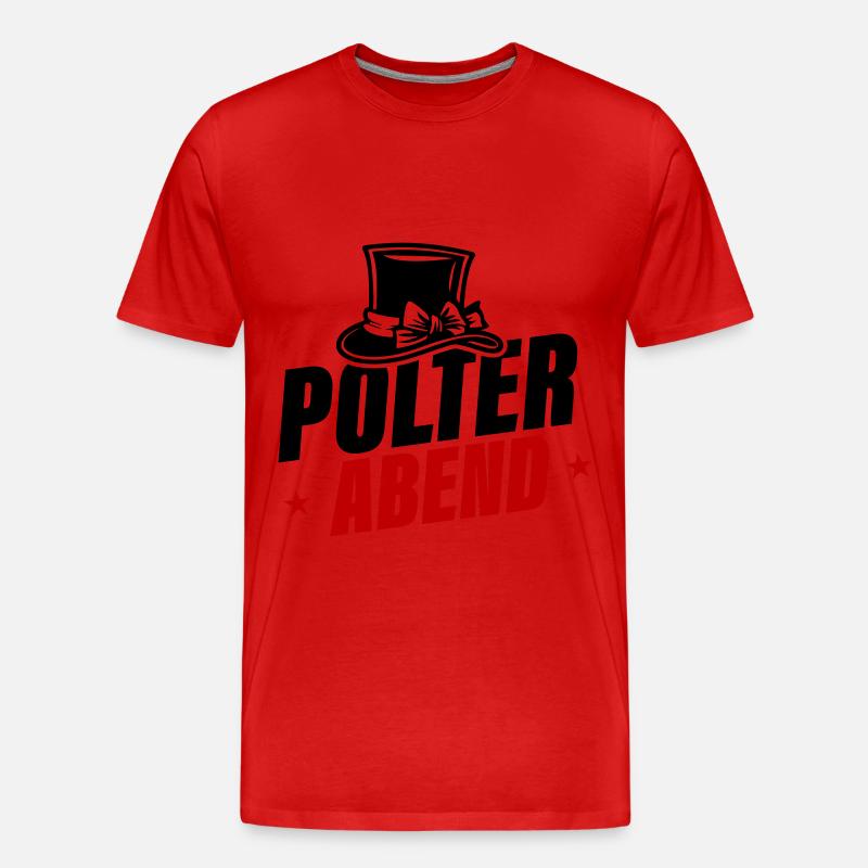 Polterabend 2024 - Männer Premium Bio T-Shirt - Rot
