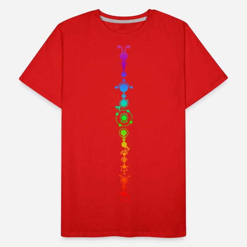 Crop circle - multidimensional human development Men's Premium Organic T-Shirt