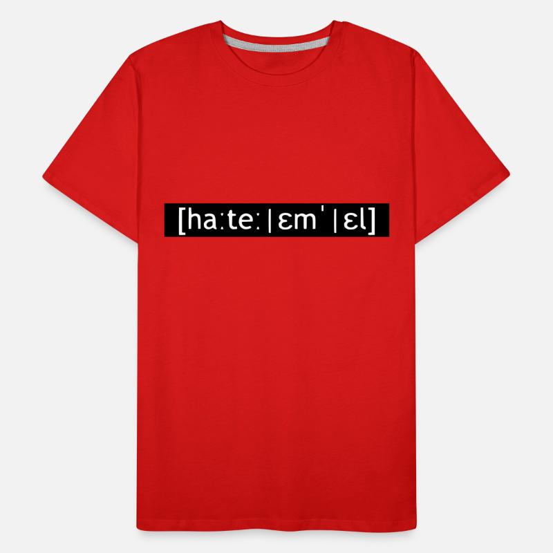 HTML / CSS LAUTSCHRIFT - SIMPLE Männer Premium Bio T-Shirt