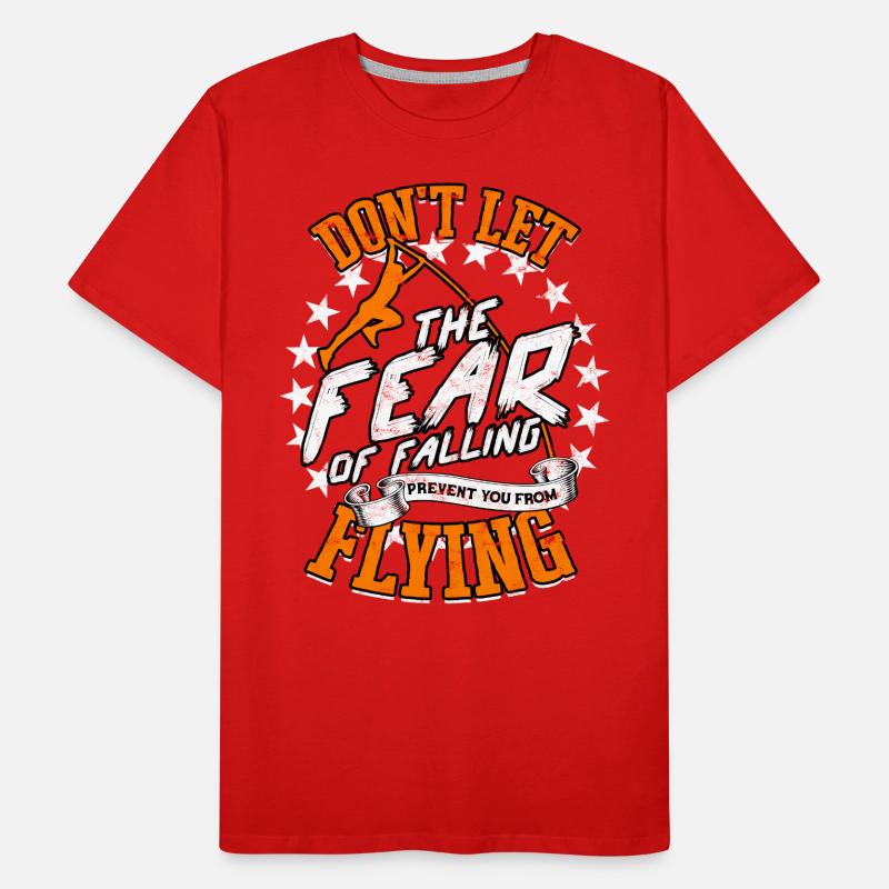 Quart à la perche et saut à la perche T-shirt bio Premium Homme