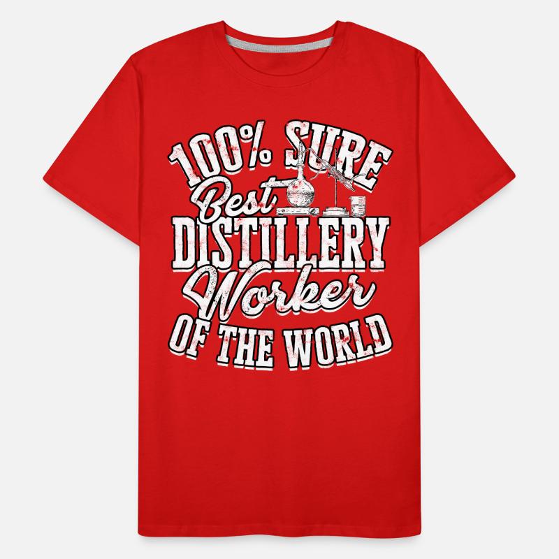 schnaps whiskey brennen schnapsbrenner geschenkide Männer Premium Bio T-Shirt