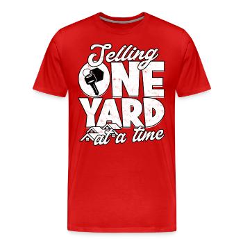 real estate agent real estate agent gift gift - Men's Premium Organic T-Shirt - red - Front - Damien (186cm)