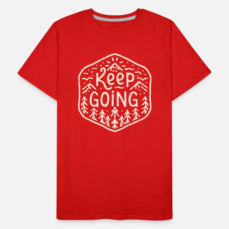 Keep going T-shirt bio Premium Homme