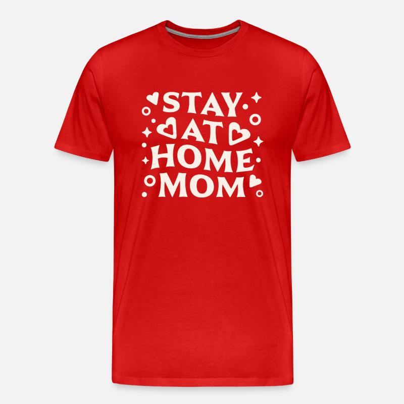 Hausfrau - Männer Premium Bio T-Shirt - Rot