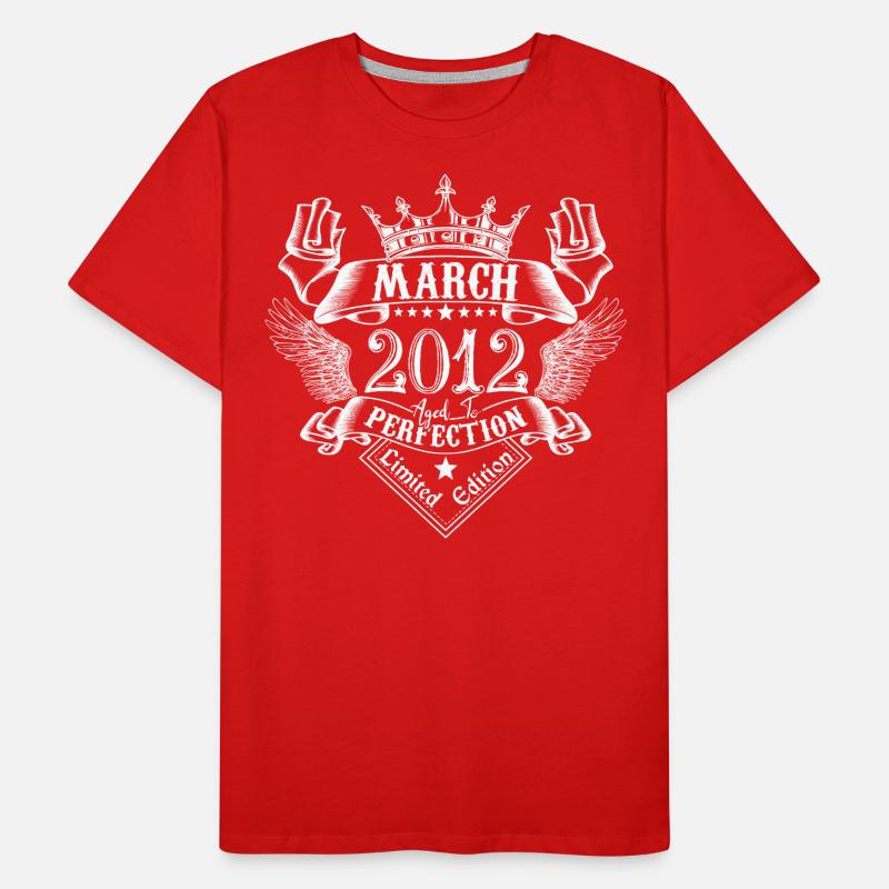 Mars 2012 | Mars 2012 anniversaire 2012 T-shirt bio Premium Homme