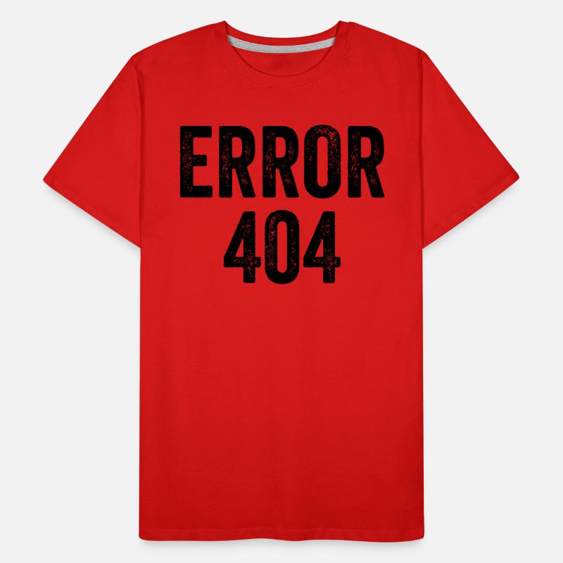 Error 404 Men's Premium Organic T-Shirt