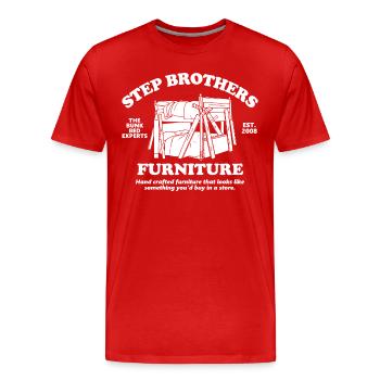 Furniture Quote - Men's Premium Organic T-Shirt - red - Front - Damien (186cm)