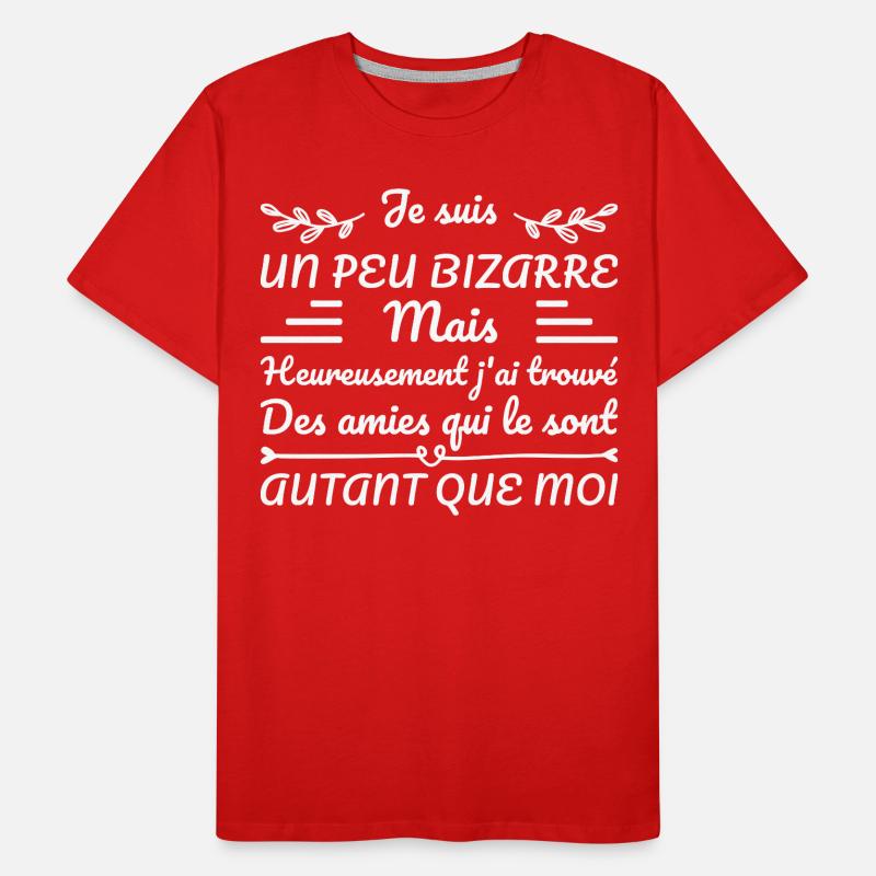 Ich bin ein bisschen komisch Männer Premium Bio T-Shirt