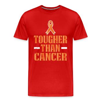 Cancer du rein Cancer du rein Survie Chimio - T-shirt bio Premium Homme - rouge - Devant - Damien (186cm)