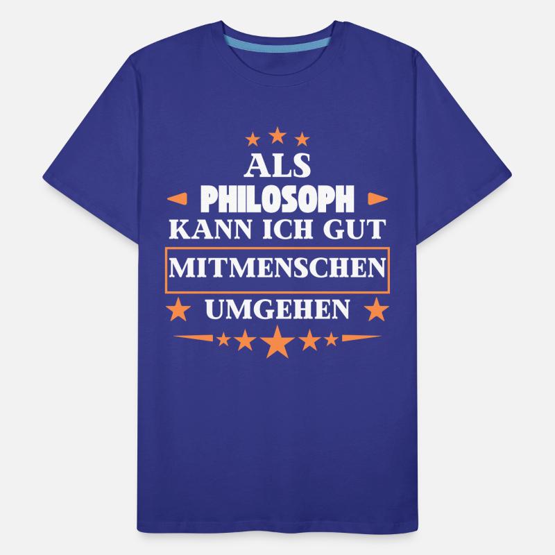 Dealing with fellow human beings as a philosopher. Men's Premium Organic T-Shirt