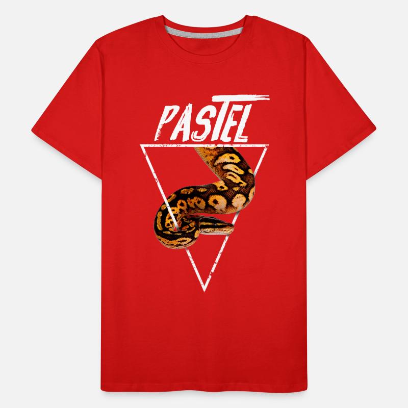 Pastel Ball Python Besitzer Männer Premium Bio T-Shirt