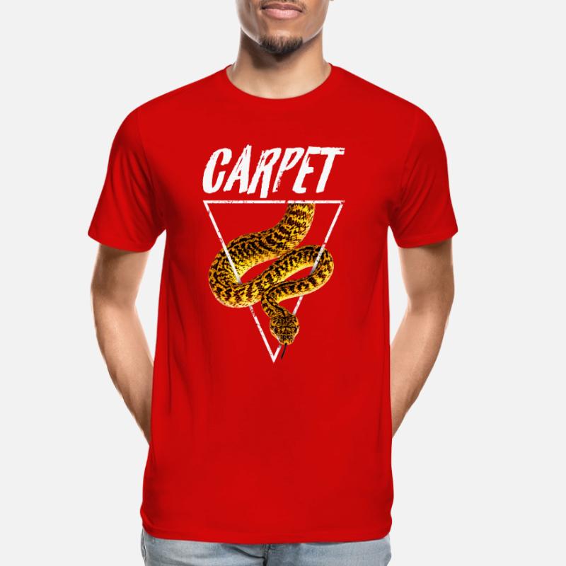 Tapis Python Retro Snake Propriétaire T-shirt bio Premium Homme