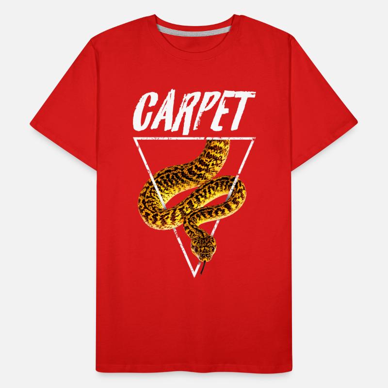 Tapis Python Retro Snake Propriétaire T-shirt bio Premium Homme
