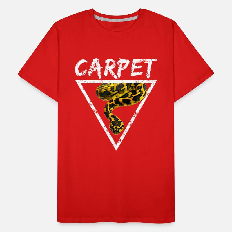 Tapis Python Geometric Snake Owner T-shirt bio Premium Homme