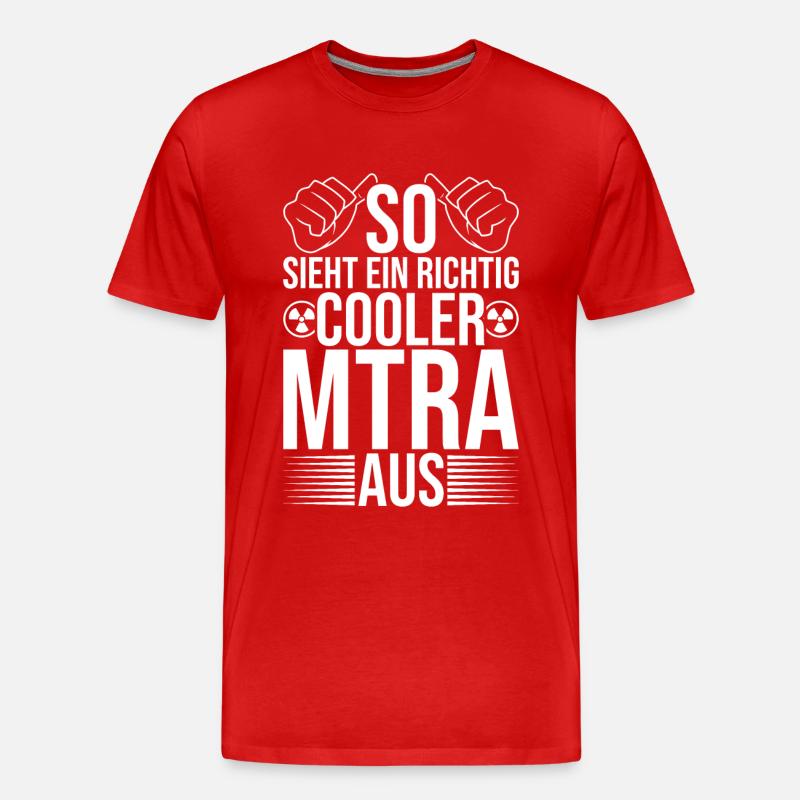 MTRA Medizinisch-Technischer Radiologie Mta - Männer Premium Bio T-Shirt - Rot