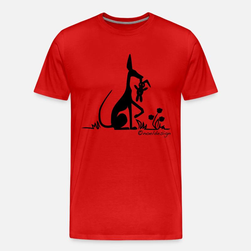 Nature - Männer Premium Bio T-Shirt - Rot